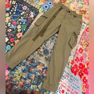 Olive Cargo Pants
